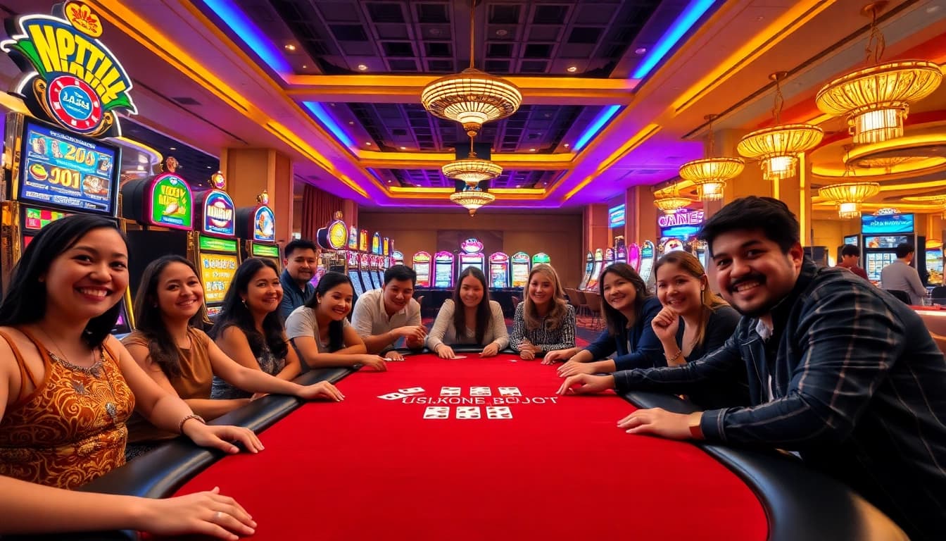 ผู้เล่นเพลิดเพลินที่ยู8asia Casino ด้วยเครื่องสล็อตหลากสีและโต๊ะโป๊กเกอร์
