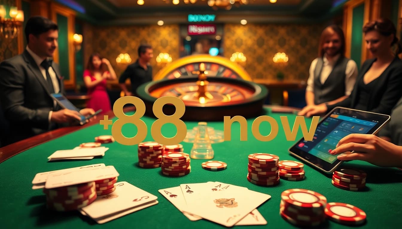 Experience the thrill of 888 now with vibrant casino tables and exciting gameplay.
