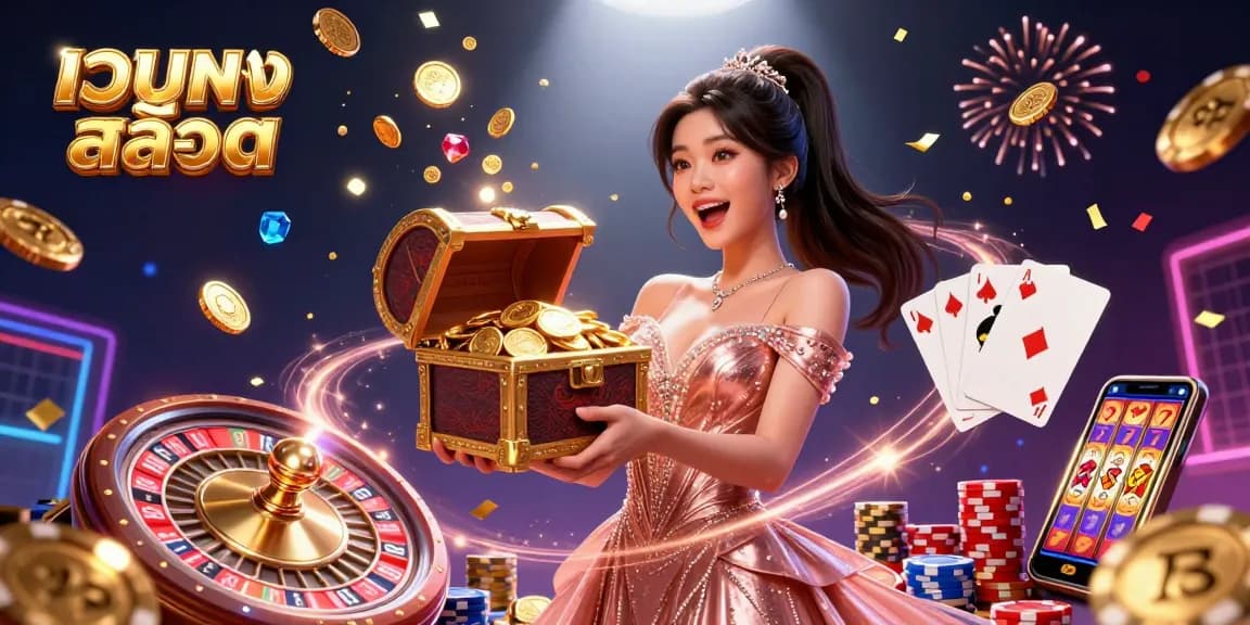 ประสบการณ์สล็อตเว็บที่น่าสนใจพร้อม เว็บตรงสล็อต ที่นำเสนอเหรียญทอง, อัญมณี, และช่วงเวลาที่ชนะ