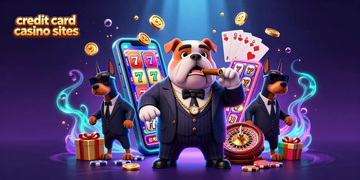 Engage with top credit card casino sites featuring the mafia boss bulldog and dynamic gambling elements.