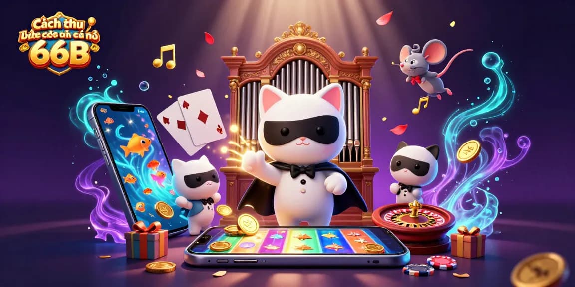 Cách thu thập code bắn cá nổ hũ 66B highlights captivating fish shooting game dynamics with playful and engaging elements.