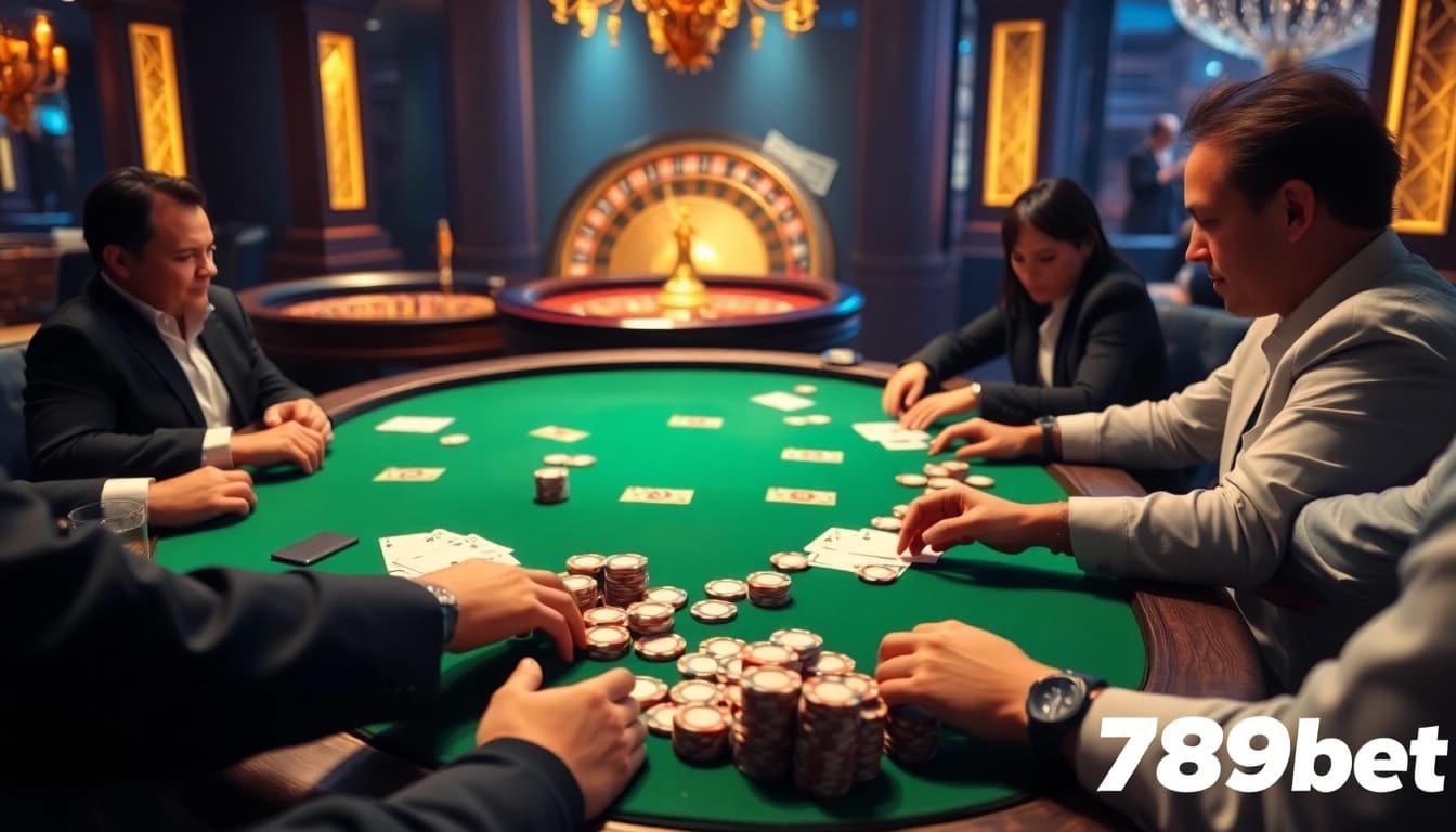 Experience thrilling poker games and high-stakes action at 789bet casino.