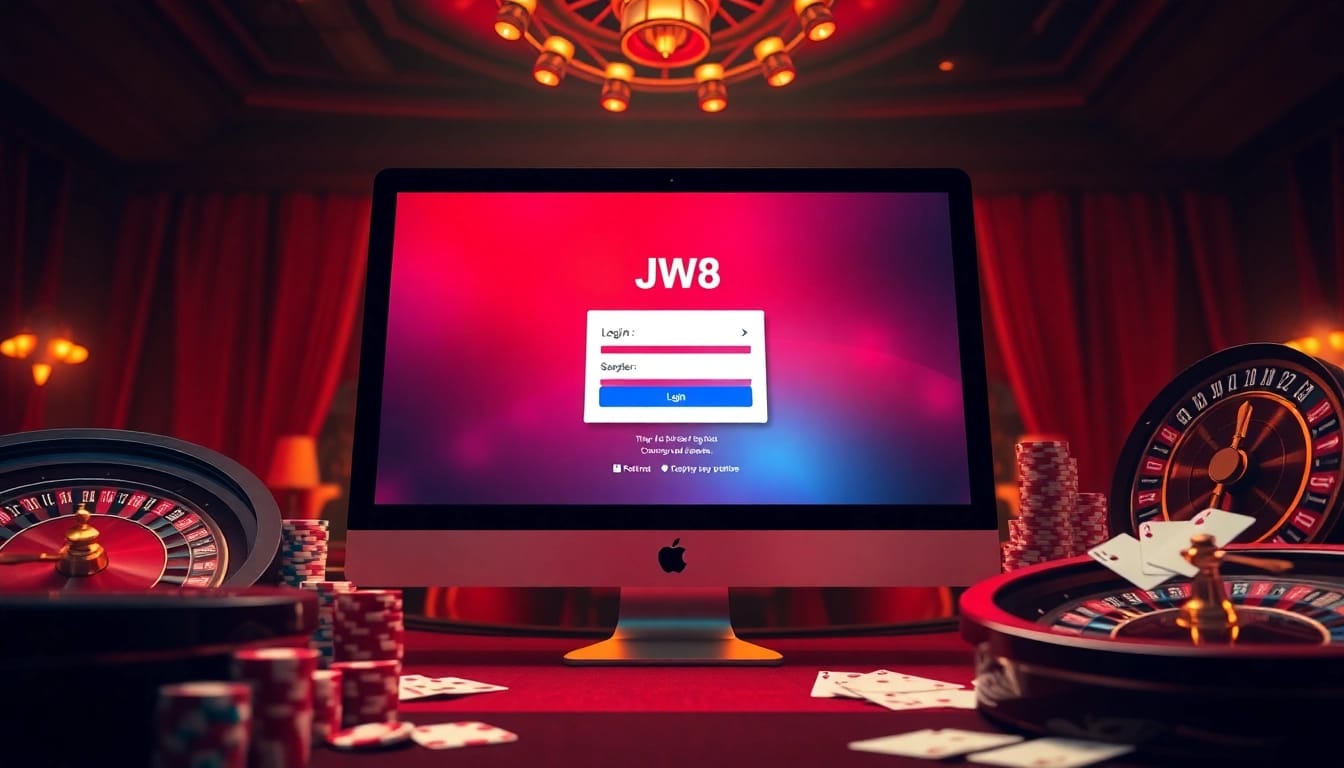 Login to JW8 securely while enjoying the thrill of online casino games with vibrant visuals.