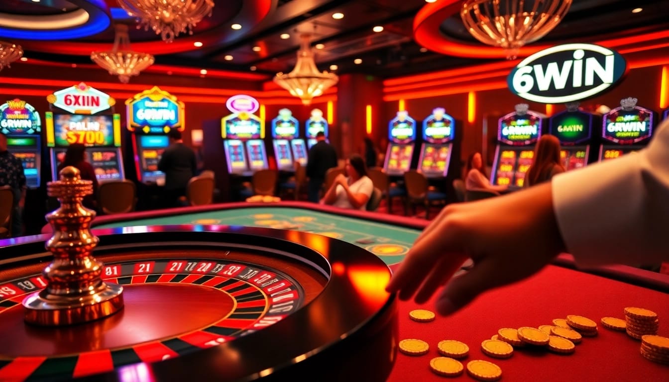 Experience the thrill of 6RWIN with vibrant casino games and exciting betting action.