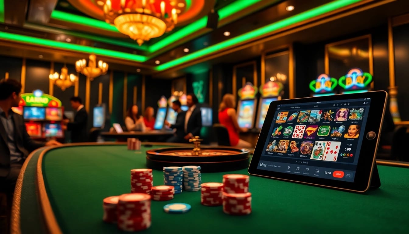 Experience the thrilling action at 8day casino, where colorful gaming tables and vibrant slot machines await.