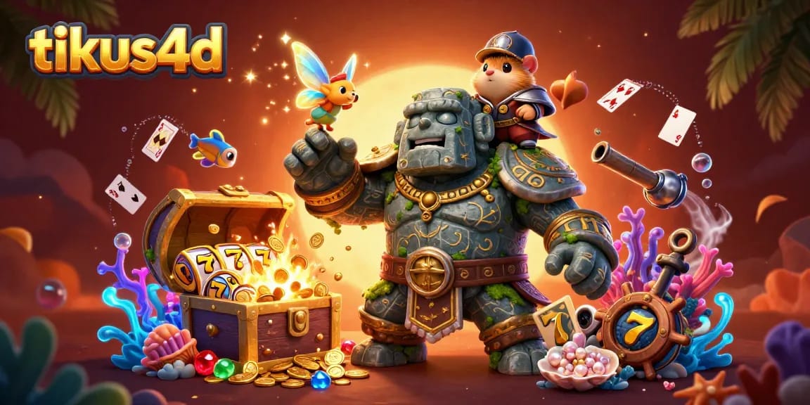 Experience exciting tikus4d game action with vibrant, animated characters in a magical casino setting.