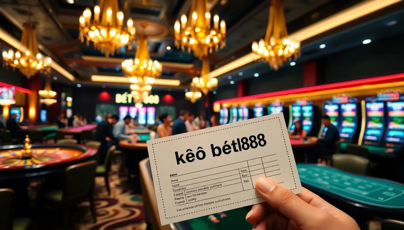 Engaging players strategizing over kèo bet88 at a luxurious casino table.