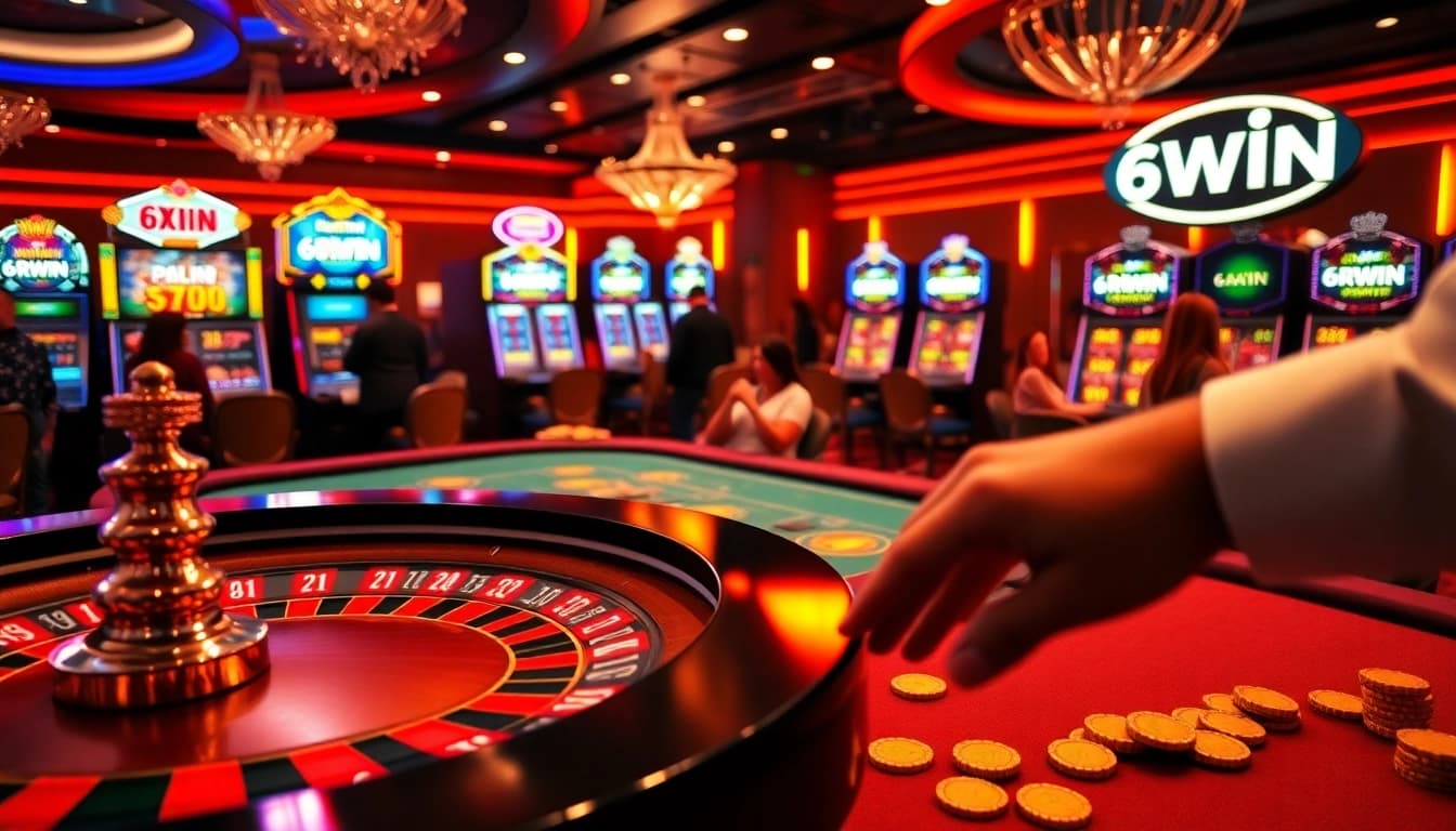 Experience the thrill of 6RWIN with vibrant casino games and exciting betting action.