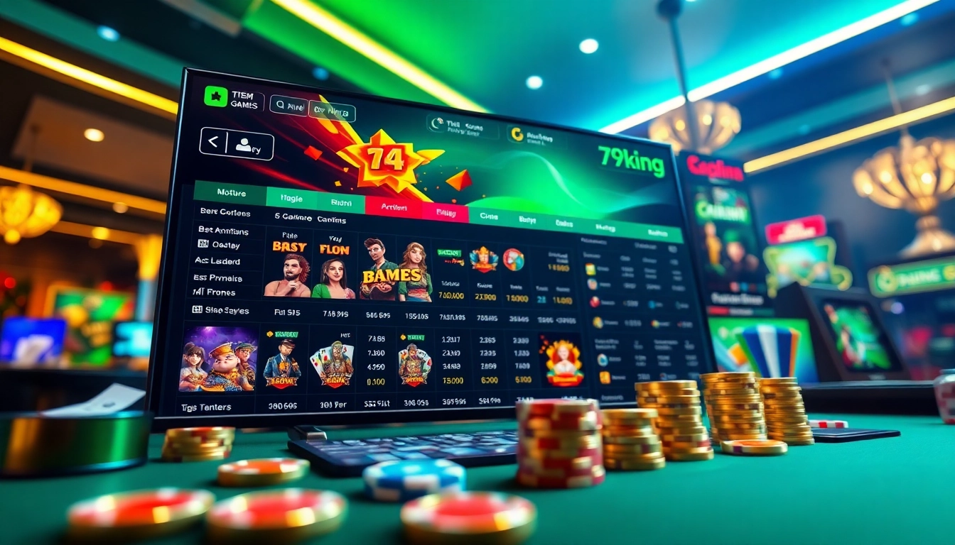 Online gaming experience showcasing 79king casino platform with modern interface and engaging game elements.