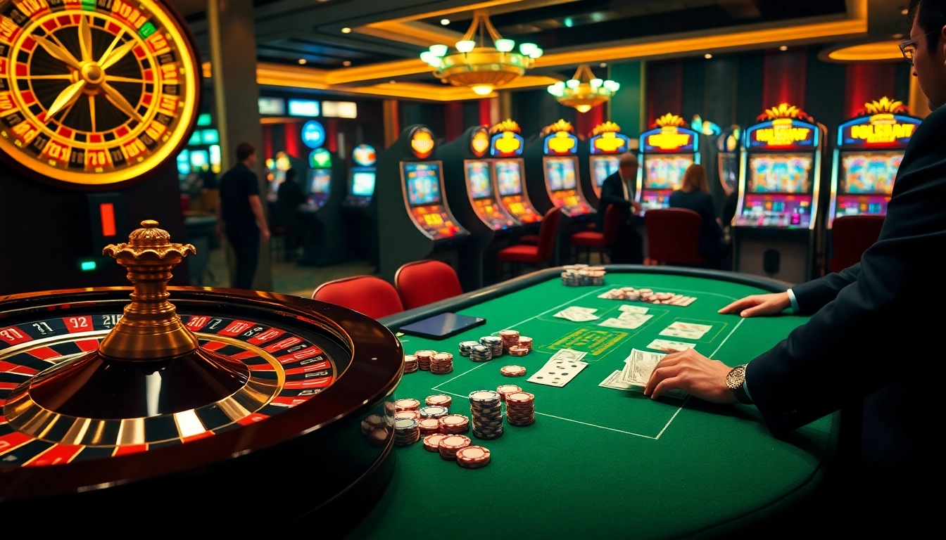 Engaging casino players at https://rr888.in.net/ during an exciting poker game with vibrant elements.