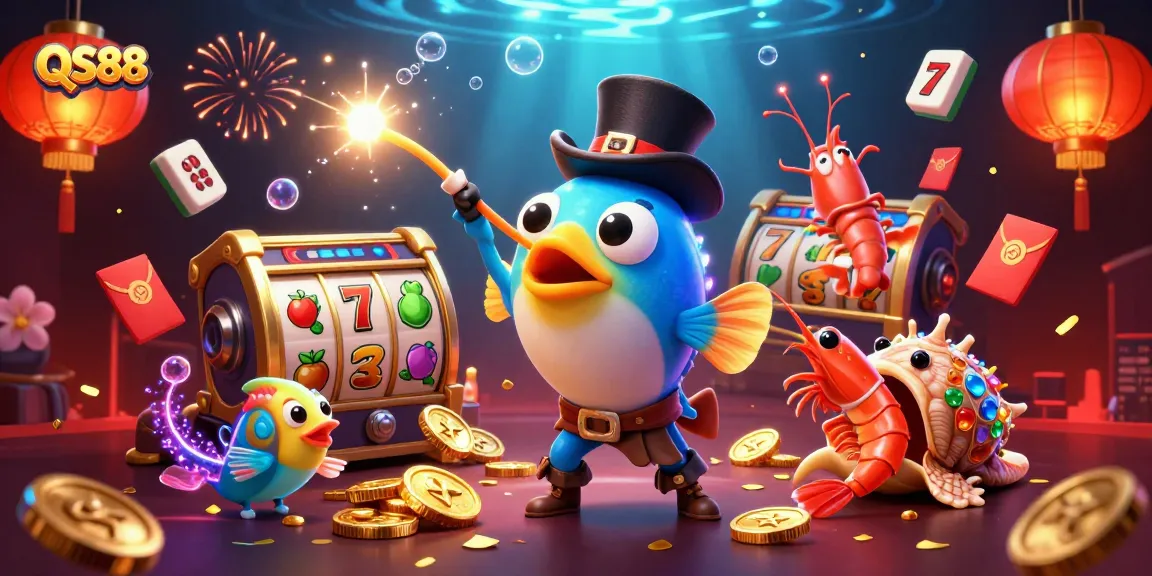 Chơi game cùng QS88 với cá anglerfish và hải sản bí ẩn trong cảnh bài bạc hầm trú