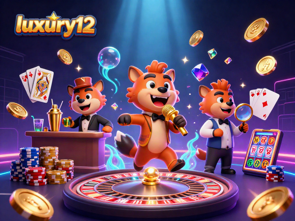 Menggandakan kesenangan di luxury12 dengan hyena komedi dan permainan kasino yang berlangsung.