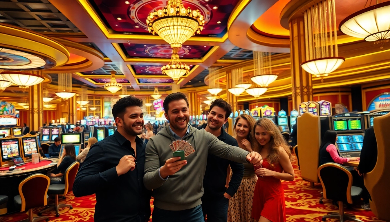 Experience the thrill of winning at 98Win's vibrant casino environment with exciting games and celebrations.