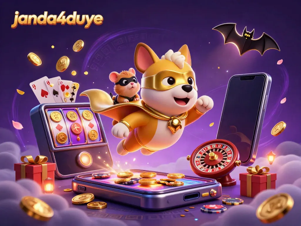 Menangkan hadiah di janda4duye dengan karakter kartun superhero di dunia kasino.