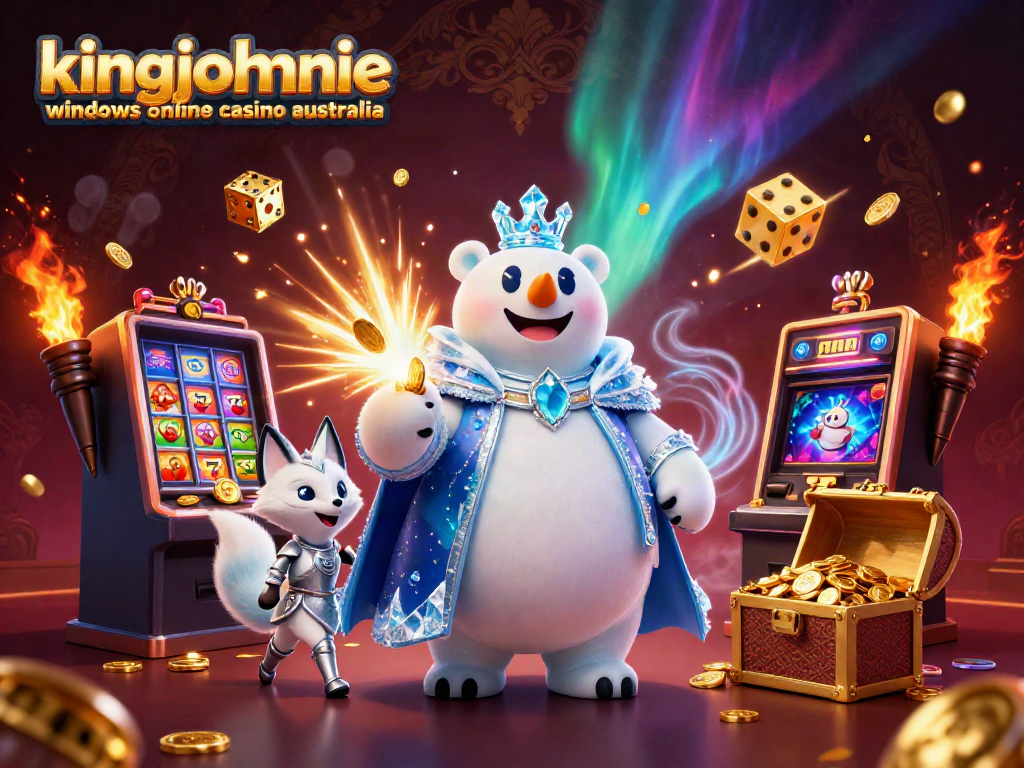 Experience thrilling gaming action at kingjohnnie windows online casino australia with vibrant 3D characters and casino elements.