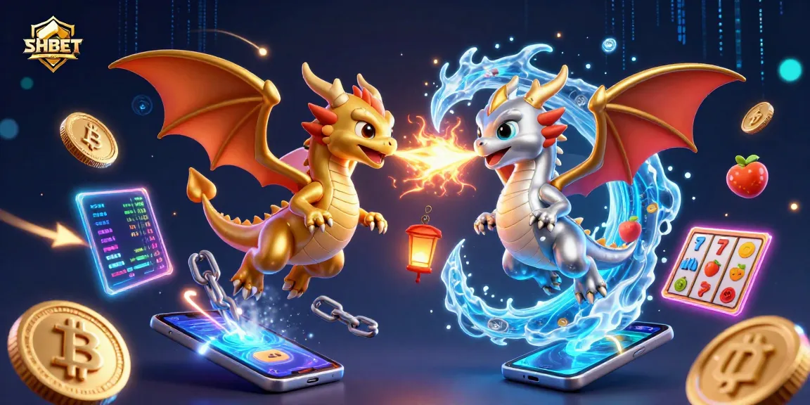 Engage with thrilling action at SHBET COM, showcasing a vibrant 3D casino scene with slot elements.