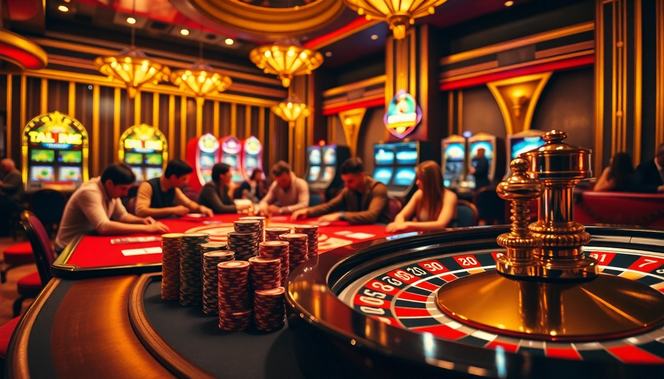 Experience the excitement of PU88 with vibrant casino tables, intense players, and lively roulette action.