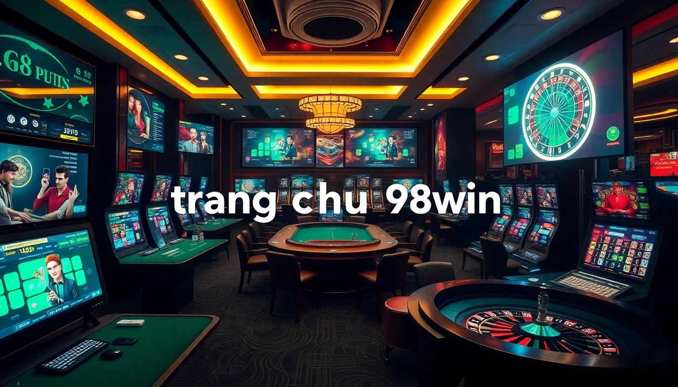 Engage with thrilling gambling action on the trang chu 98win platform, where players enjoy poker and slots.