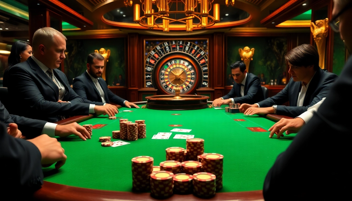 Engage in thrilling gameplay at https://do666.at with a luxurious poker scene featuring vibrant chips.