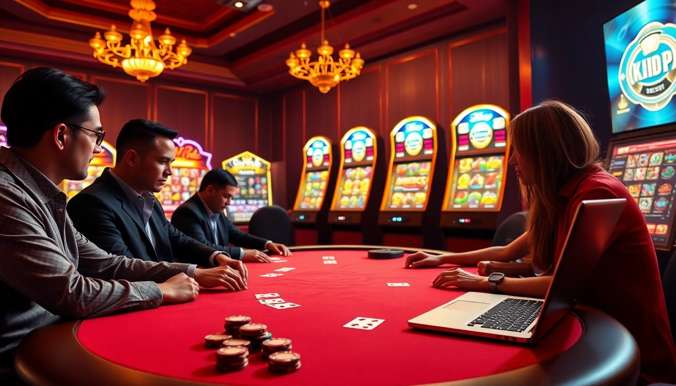 Engage in thrilling online gambling actions at https://www.i828b.com/ featuring poker tables and vibrant slot machines.