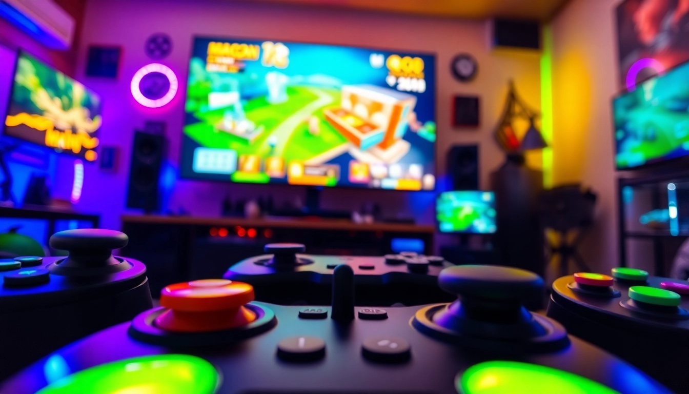 Mainkan qq macan game dengan semangat di ruang permainan yang penuh warna.