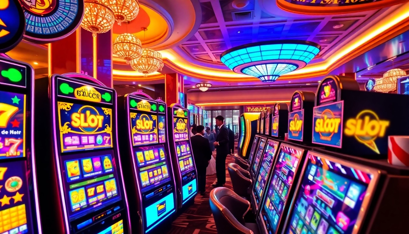 Menangkan slot gacor dengan berbagai mesin slot yang colorful dan permainan menarik di kasino.