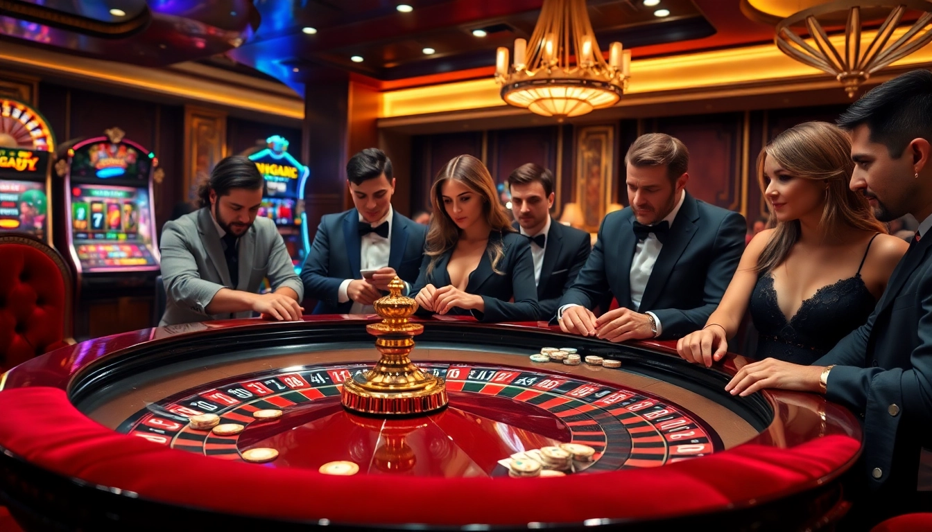 Experience thrilling gambling action at king888.black with vibrant casino games and strategic betting.