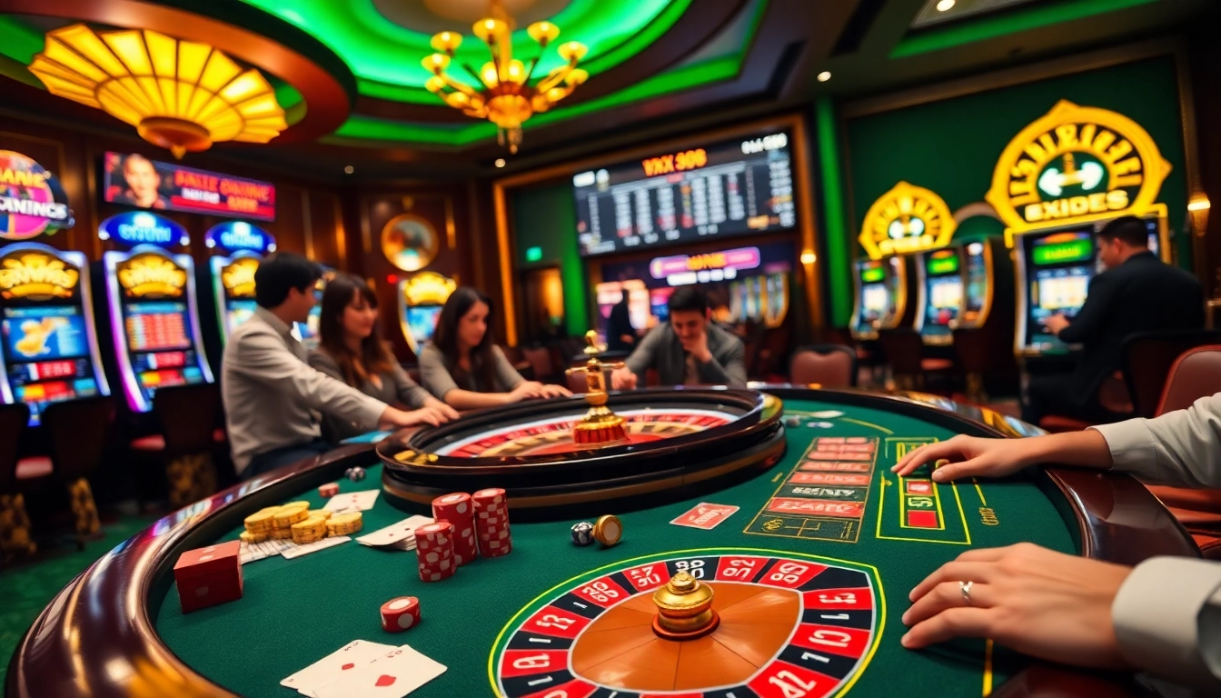 Experience the thrill of gambling at xx88's luxurious casino with vibrant gaming and high stakes.
