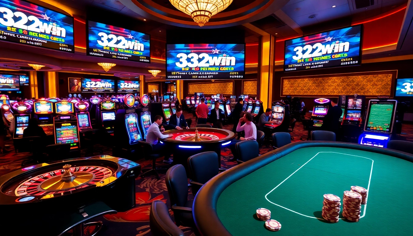 Experience the thrilling atmosphere of a casino with 32win poker and slot games.