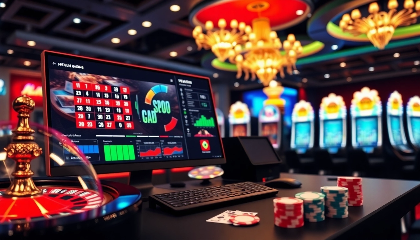 Experience thrilling online gambling with mk8 features in a vibrant casino setting complete with poker chips and cards.