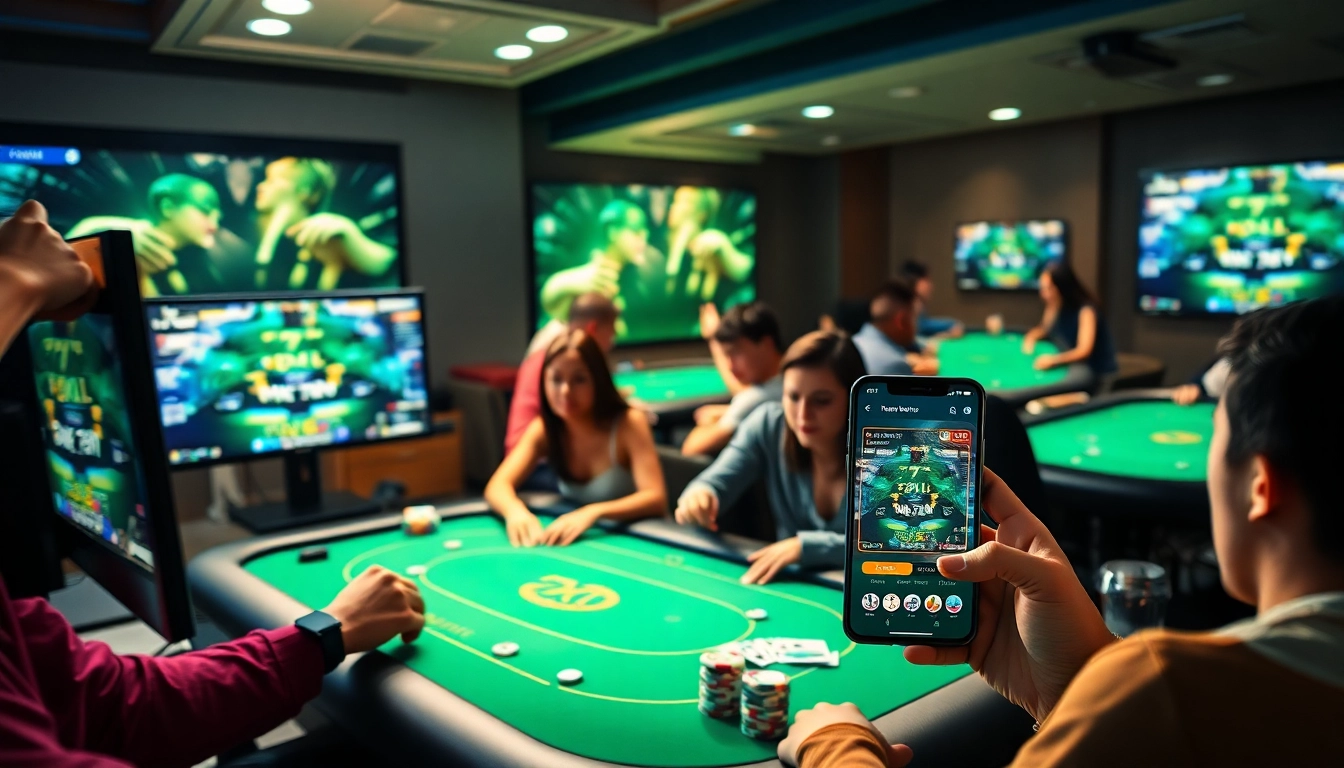 משחק פוקר אונליין דינמי בפלטפורמת 7XL עם שחקנים, צ'יפים וכרטיסים