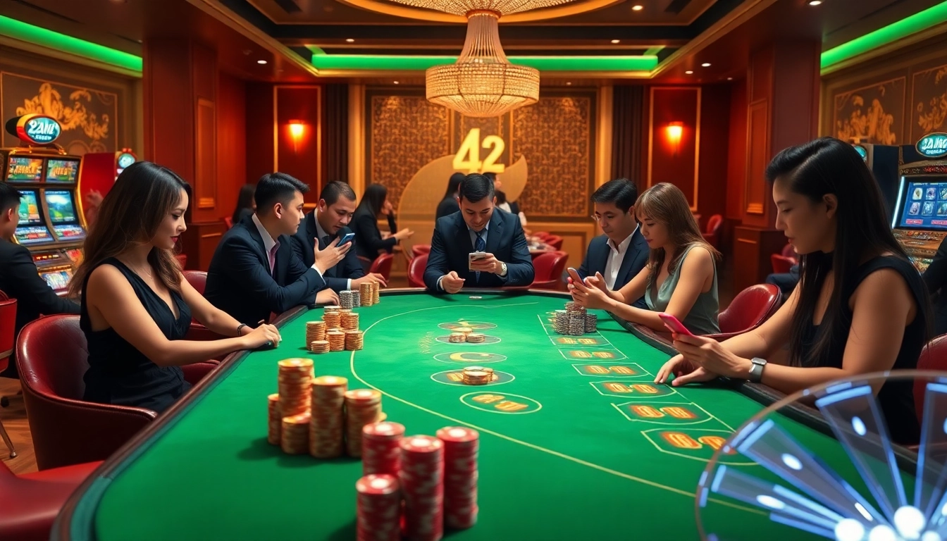 The app 24kclub enhances the casino experience with mobile gaming services, engaging players at luxurious tables.