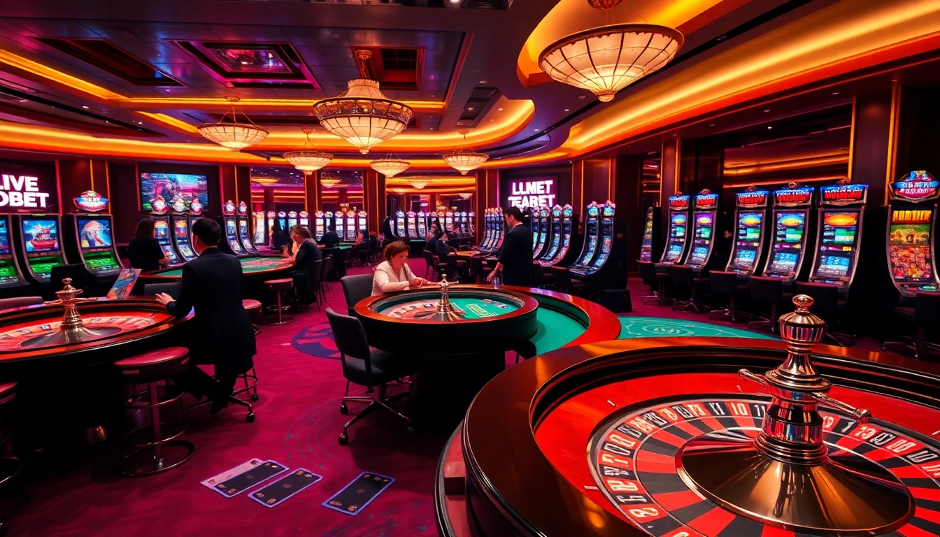 Experience thrilling gameplay at kubet with vibrant casino tables and exciting live dealer action.