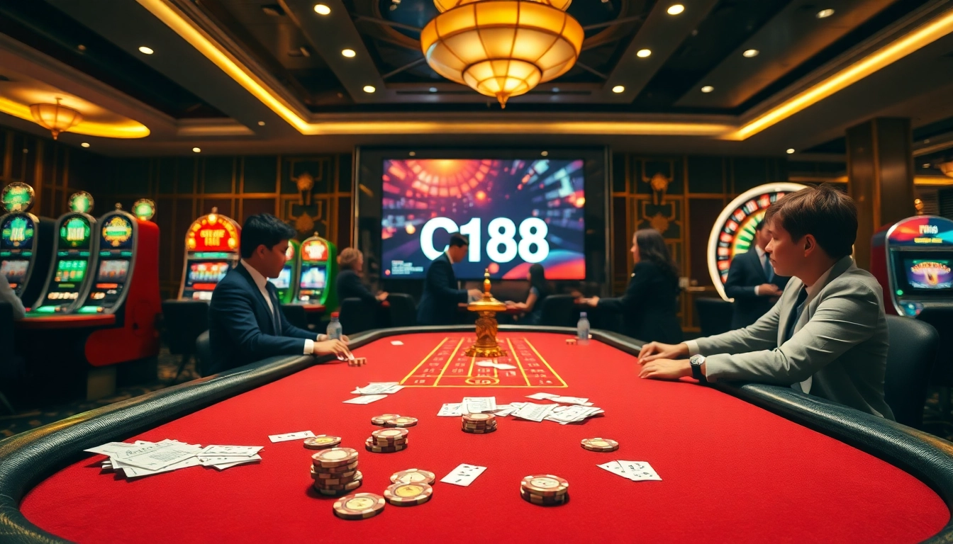 Experience the thrill of C168 with excitement at a luxurious casino table.