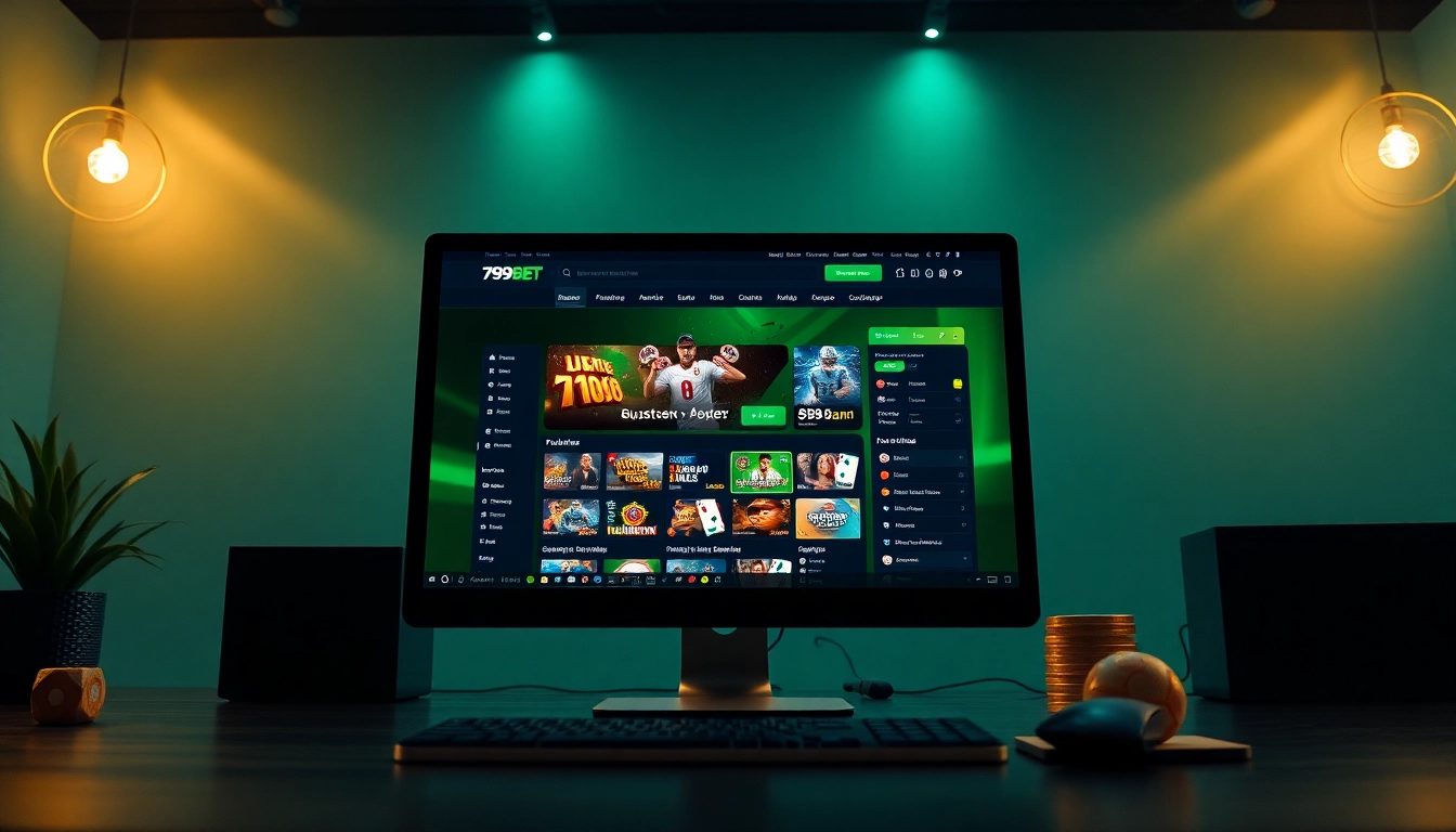 Engaging online gambling experience featuring 789BET interface and vibrant colors.