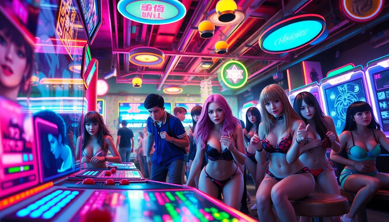 Experience the excitement of a porn game with vibrant characters and immersive gameplay.