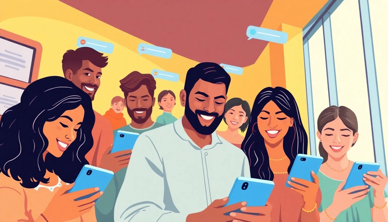 مستخدمون تفاعليون في شات الرياض يشاركون رسائل في غرفة دردشة نابضة بالحياة.