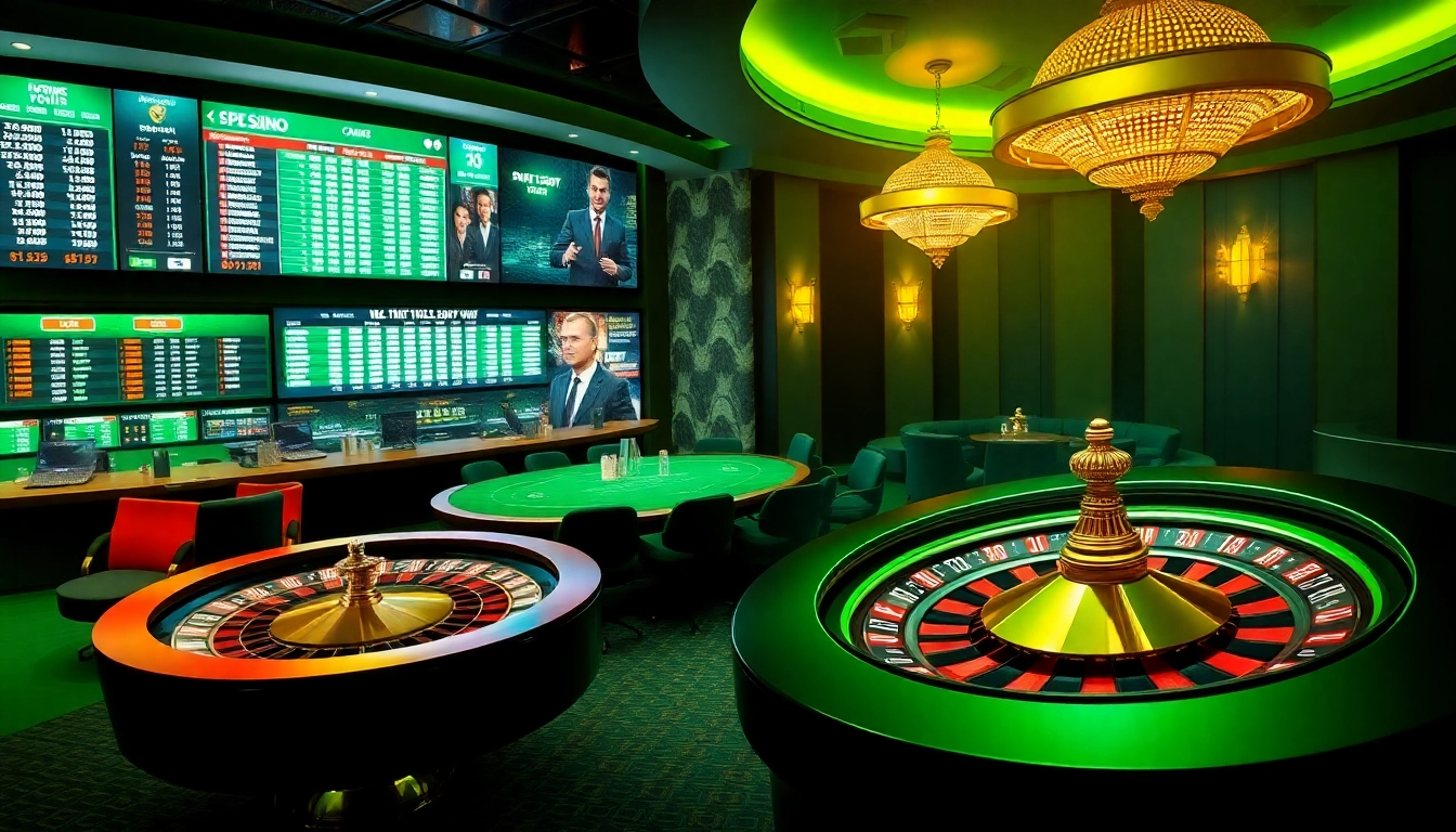 Place bets on kèo bet88 amidst a glamorous casino setting with live betting screens and high-stakes action.