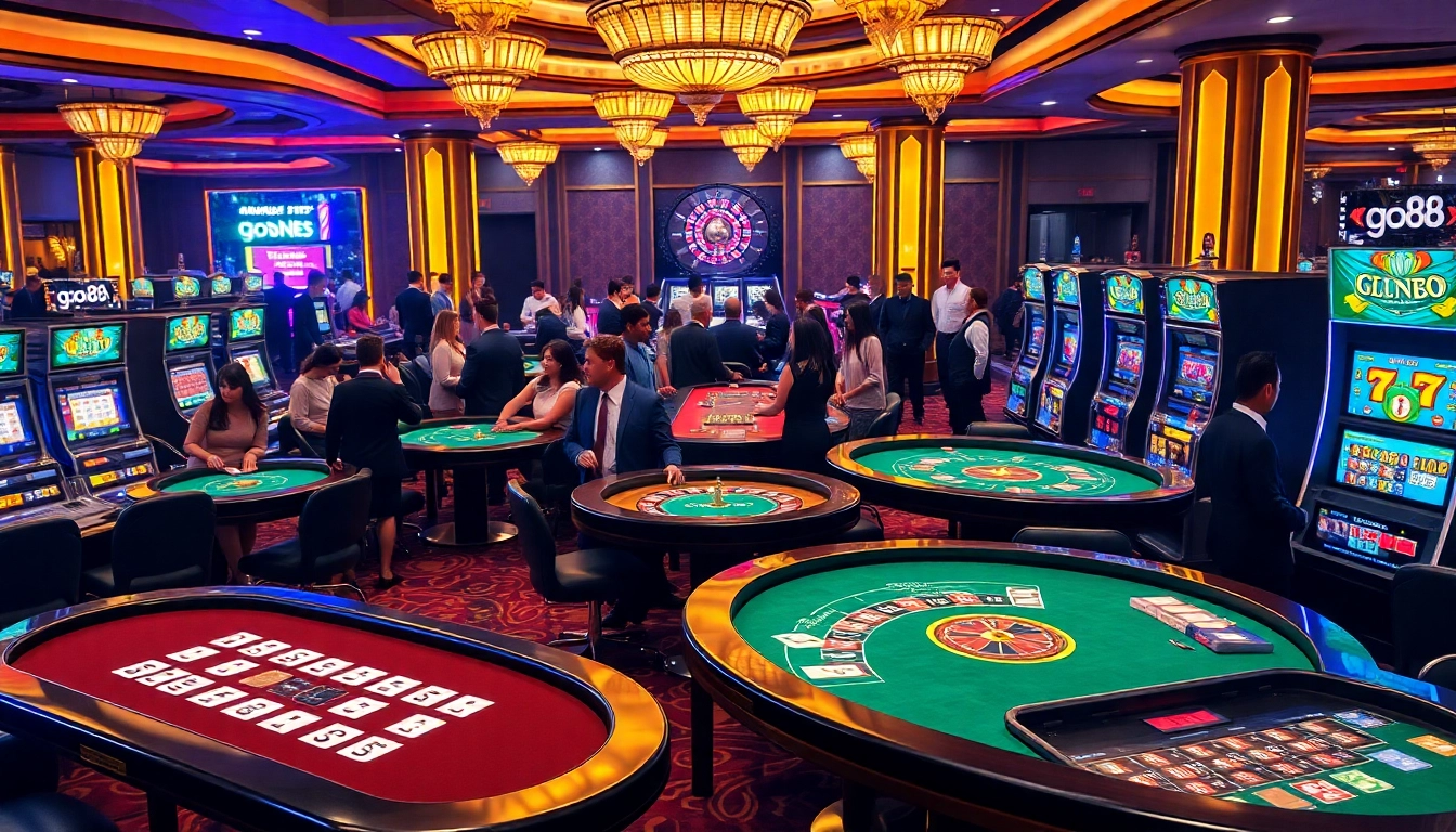 Experience the thrill of go88 with vibrant casino games and slot machines.