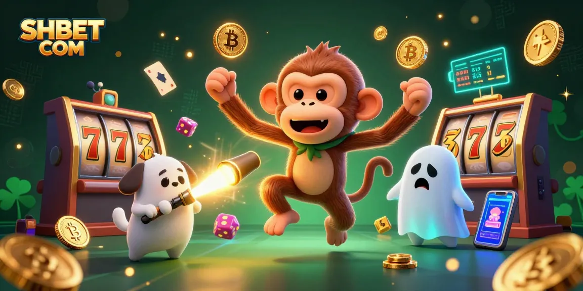 Engage with SHBET COM while unlocking dynamic casino adventures in a vibrant 3D illustration.