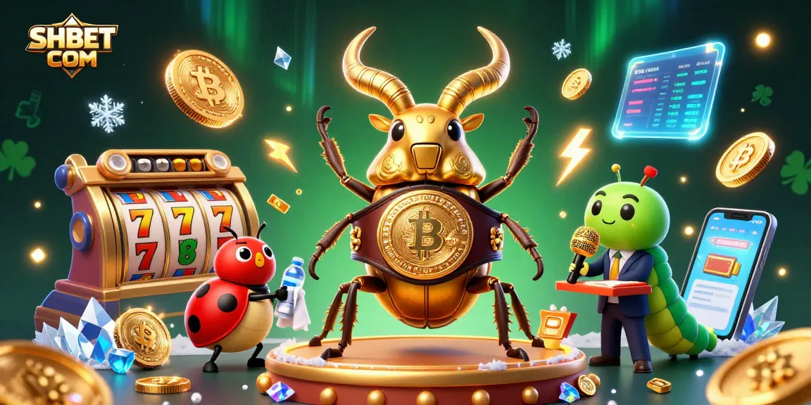 Experience thrilling games at SHBET COM, featuring vibrant casino elements and engaging characters.